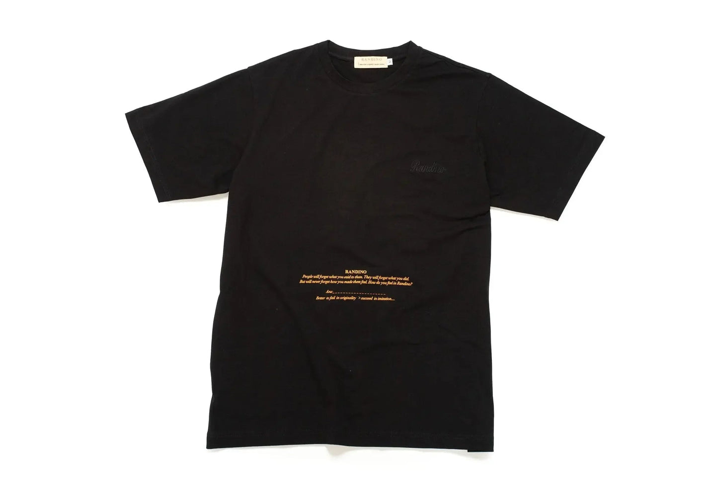 Randino short sleeve cotton jersey streetwear T-shirt – front view