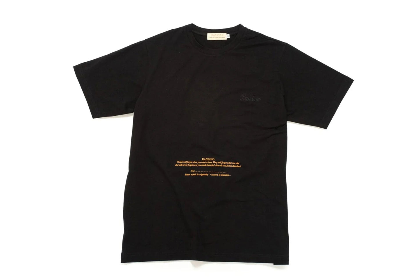 Short sleeve cotton jersey T-shirt. - R A N D I N O