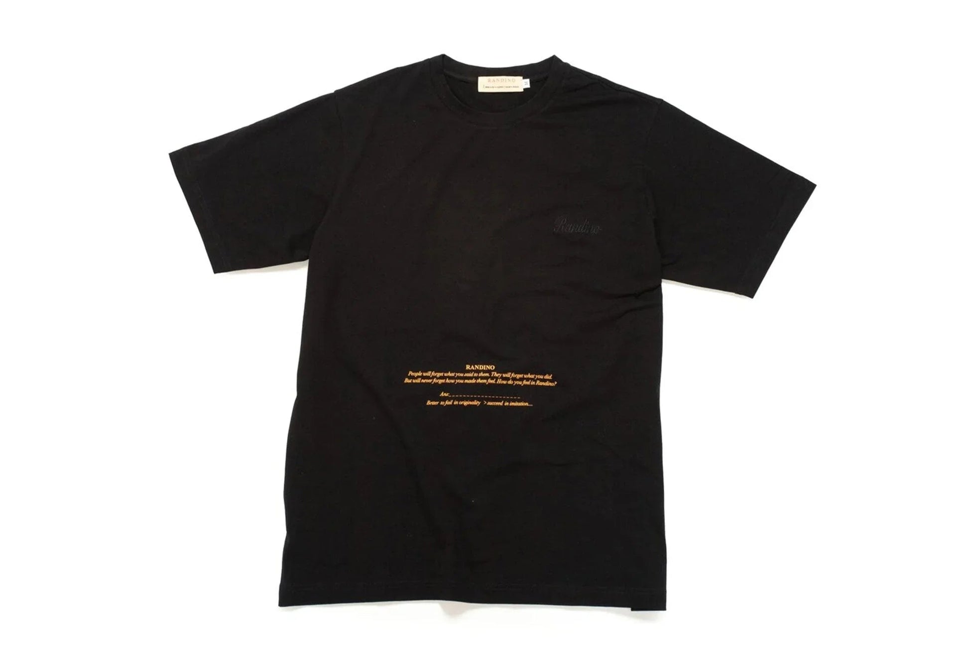 Short sleeve cotton jersey T-shirt. - R A N D I N O
